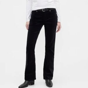 Gap Baby Boot Mid Rise Black Velvet Jean Size 25 /0P